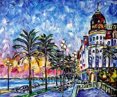 Original Impressionism Cities Paintings by Mirek Kuzniar