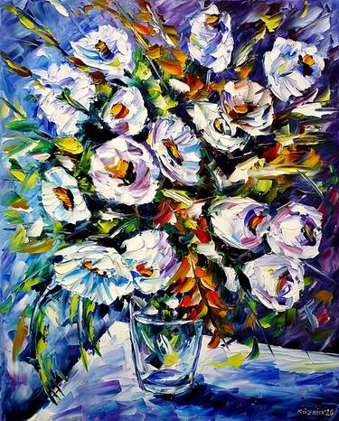 Original Floral Paintings by Mirek Kuzniar