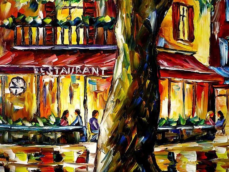 Original Fine Art Places Painting by Mirek Kuzniar