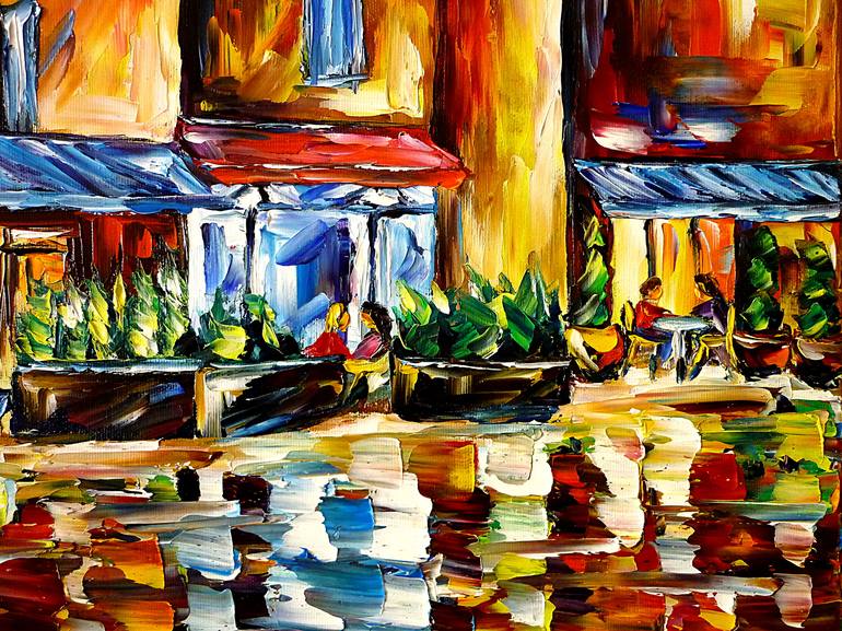 Original Fine Art Places Painting by Mirek Kuzniar