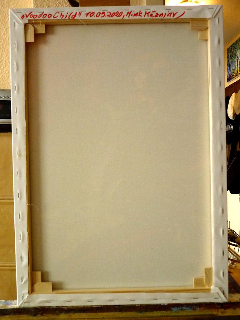 Original Abstract Pop Culture/Celebrity Painting by Mirek Kuzniar