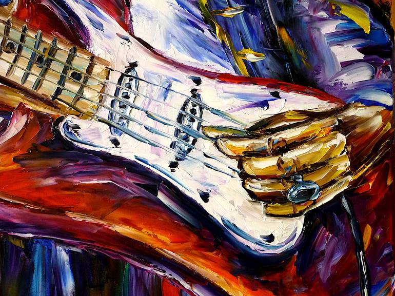 Original Abstract Pop Culture/Celebrity Painting by Mirek Kuzniar