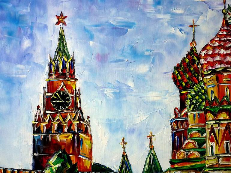 Original Fine Art Architecture Painting by Mirek Kuzniar