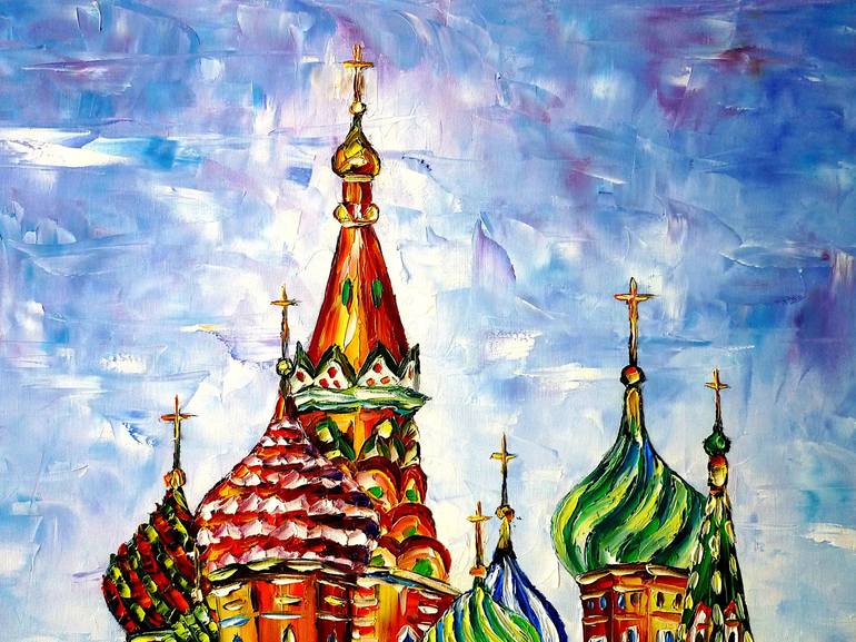 Original Fine Art Architecture Painting by Mirek Kuzniar
