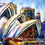 Sydney city painting with the most famous building in Australia.
A modern art direction in palette knife technique by Mirek Kuzniar.
Oil painting on canvas with certificate of authenticity and signed on the front and back.
Professional stretcher made in Germany, made of softwood. Covered by hand.
January 2021.