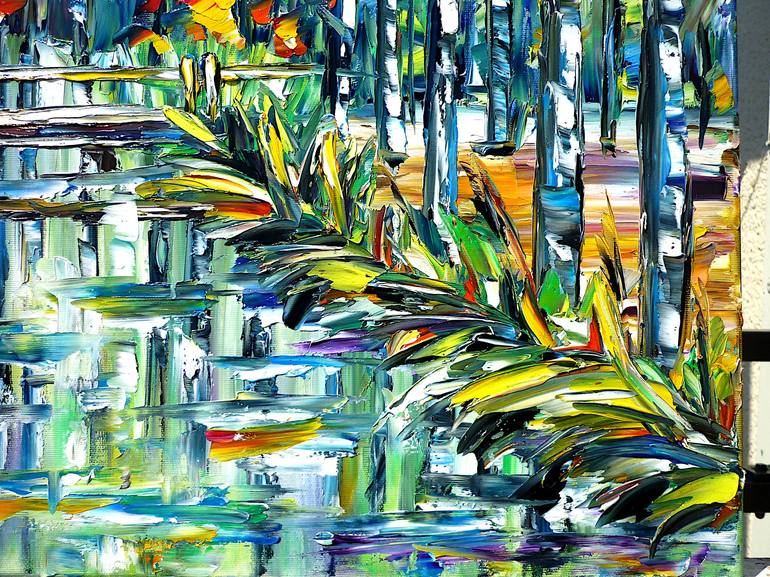 Original Impressionism Landscape Painting by Mirek Kuzniar
