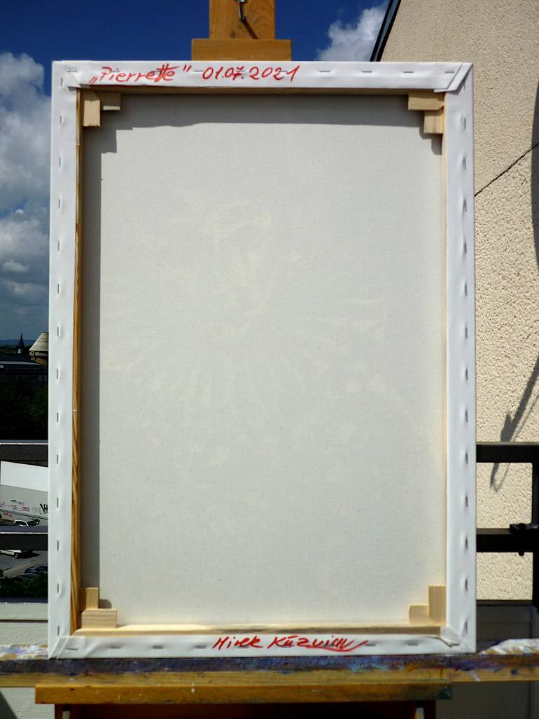 Original Abstract Women Painting by Mirek Kuzniar