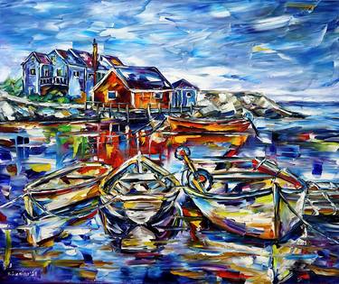 Original Boat Paintings by Mirek Kuzniar