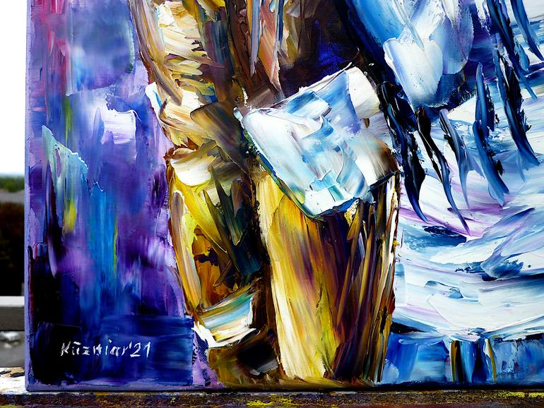 Original Abstract Women Painting by Mirek Kuzniar