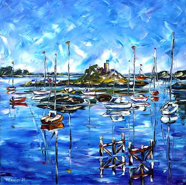 Original Boat Paintings by Mirek Kuzniar