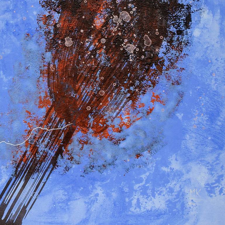 Original Abstract Expressionism Abstract Painting by Michał Konrad Zalewski