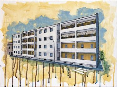 Original Architecture Paintings by Davide Carrozzo