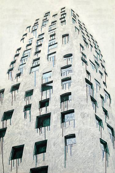 Original Figurative Architecture Paintings by Davide Carrozzo