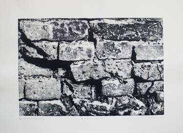 Original Conceptual Wall Printmaking by Mario Causic