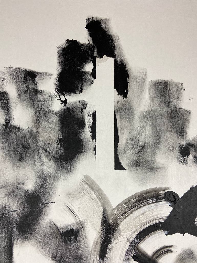 Original Abstract People Painting by Joe Kotas