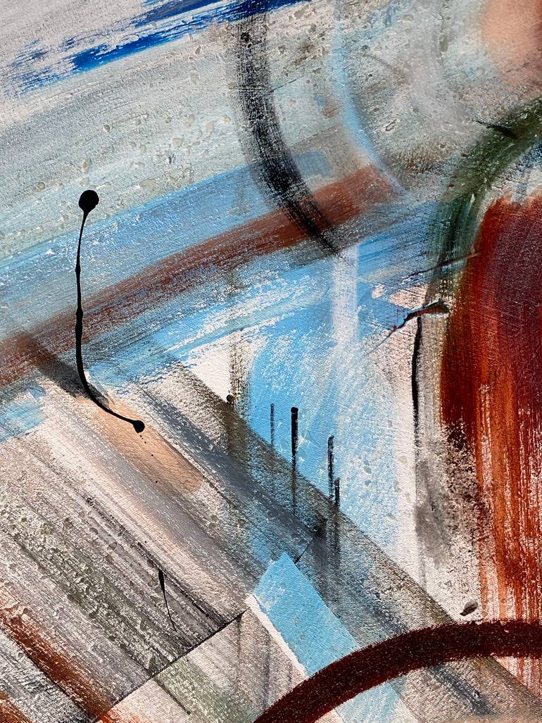 Original Abstract Expressionism Abstract Painting by Joe Kotas