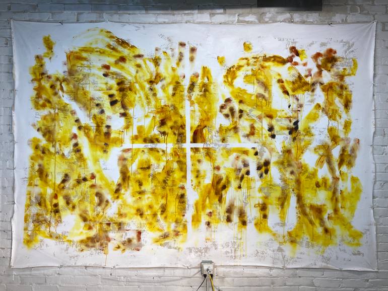 Original Abstract Expressionism Abstract Painting by Joe Kotas