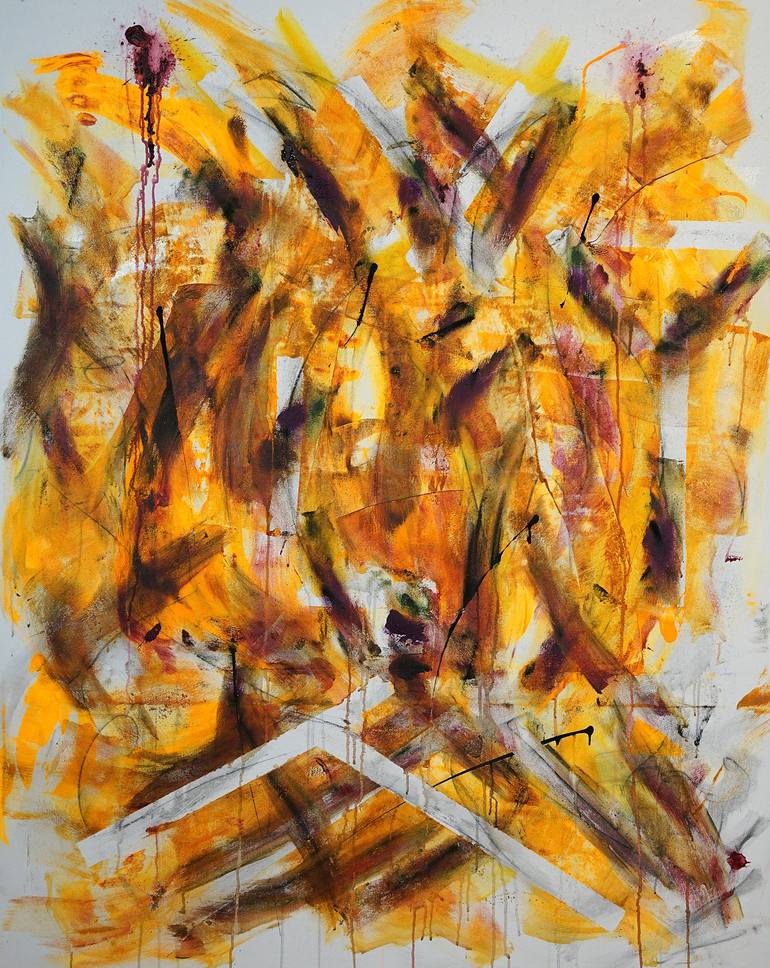 Print of Abstract Expressionism Nature Paintings by Joe Kotas