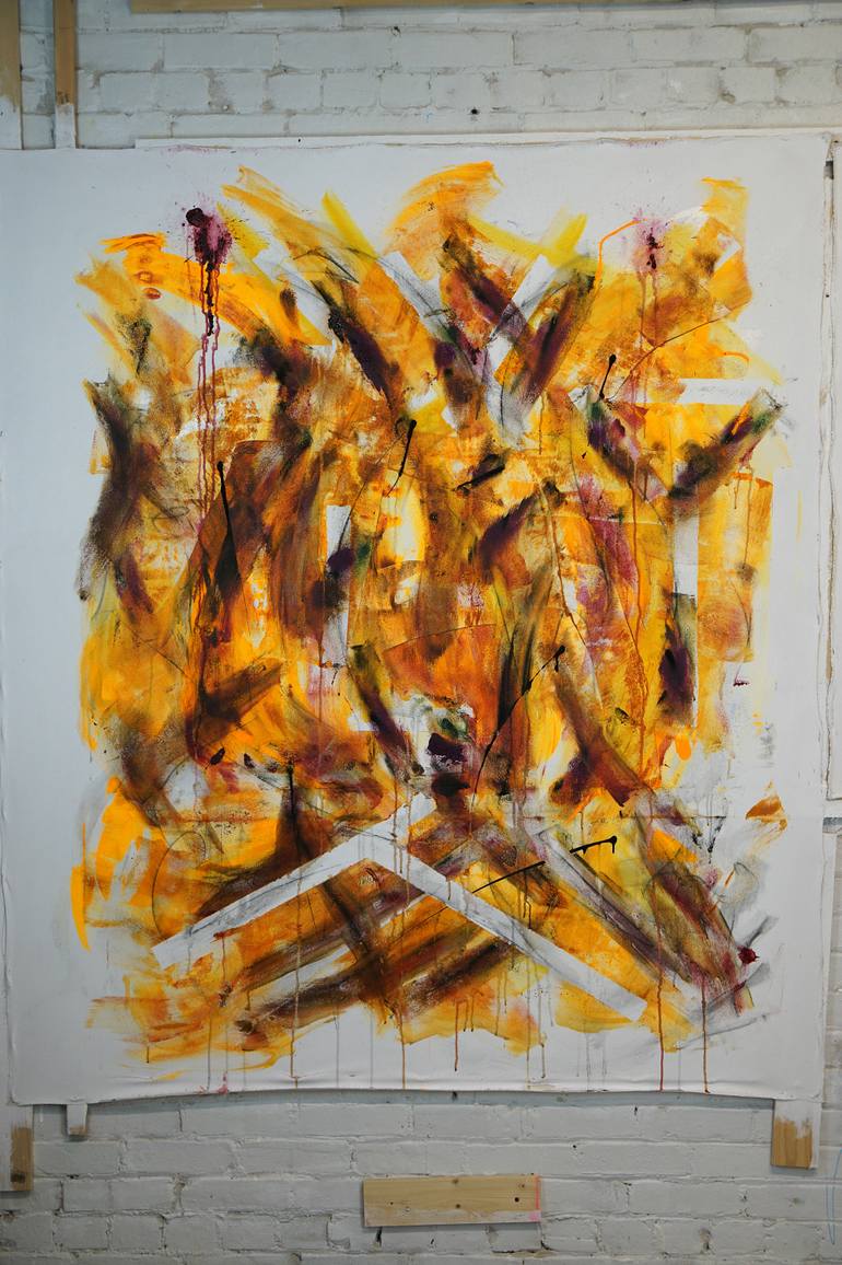 Original Abstract Expressionism Nature Painting by Joe Kotas