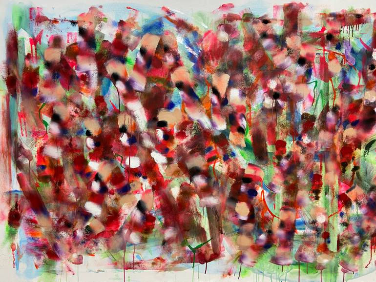 Original Abstract Expressionism Performing Arts Painting by Joe Kotas