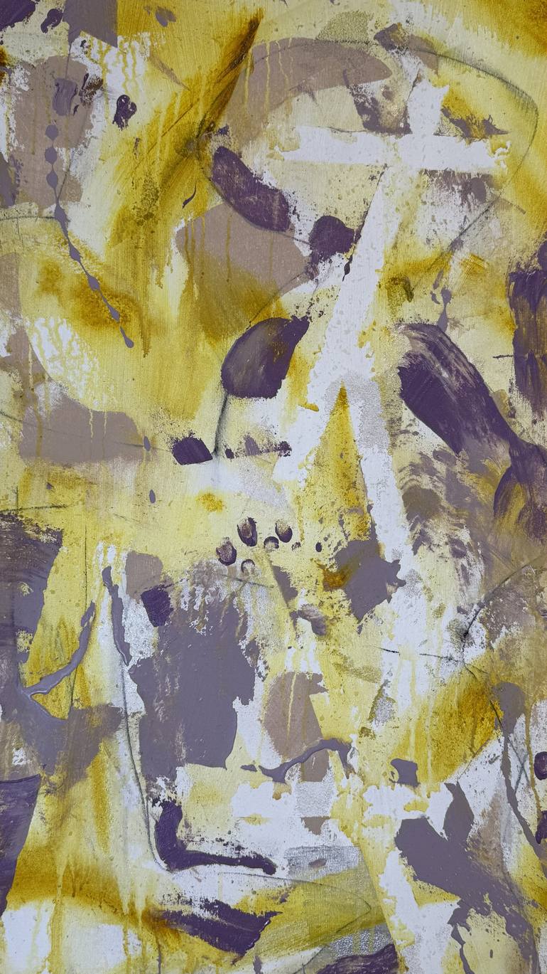 Original Abstract Expressionism People Painting by Joe Kotas