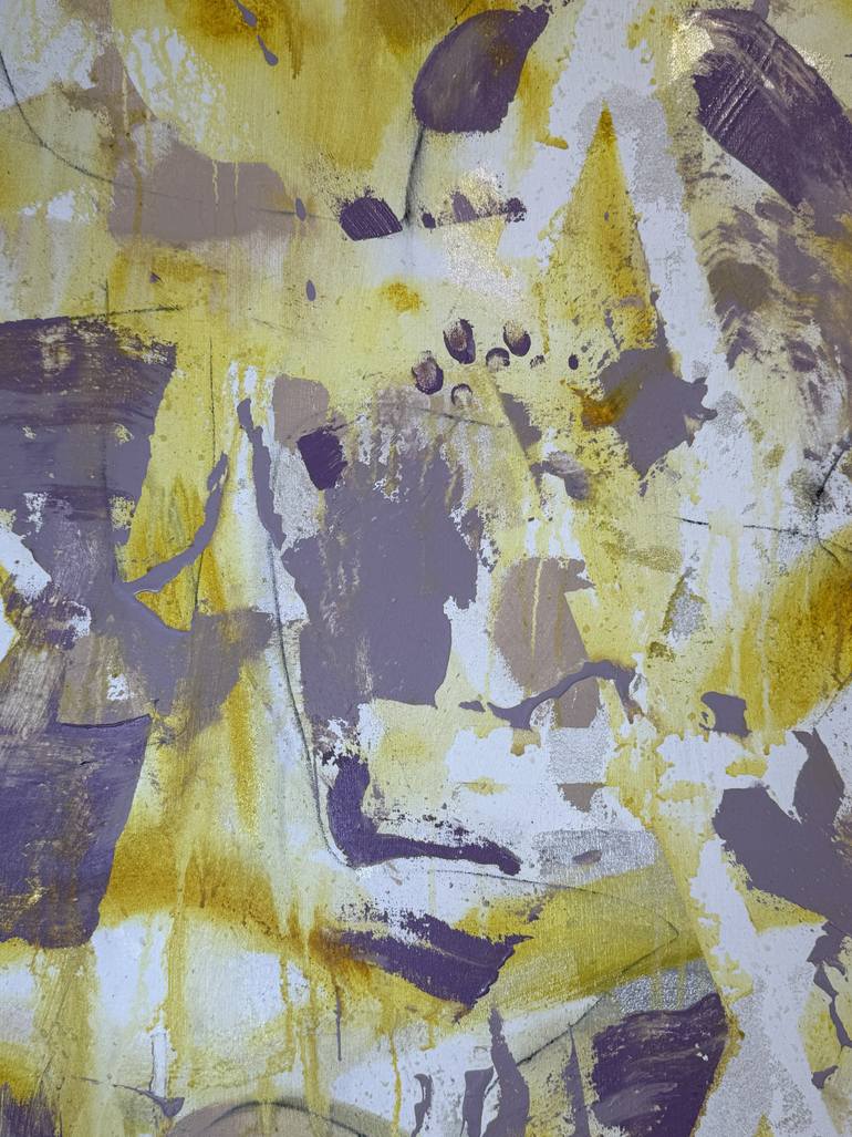 Original Abstract Expressionism People Painting by Joe Kotas
