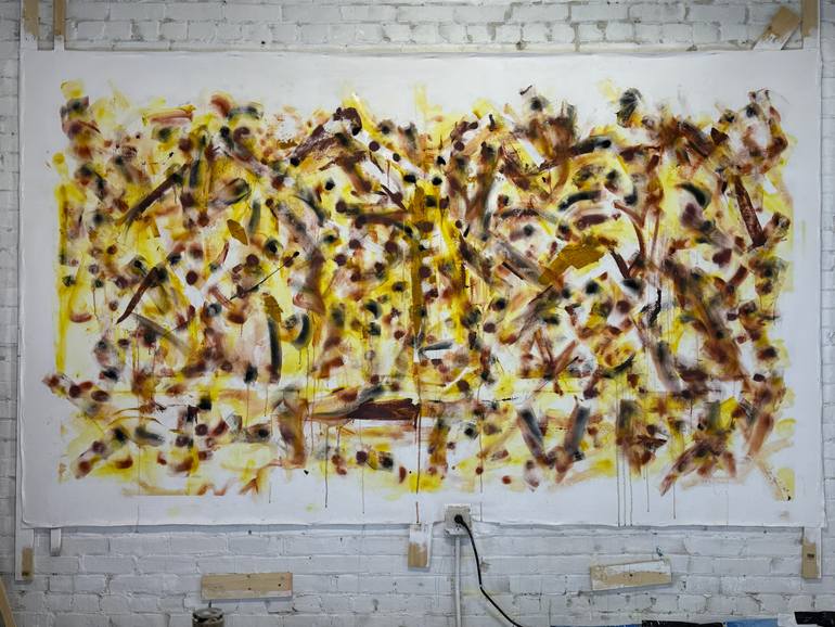 Original Abstract Expressionism Animal Painting by Joe Kotas