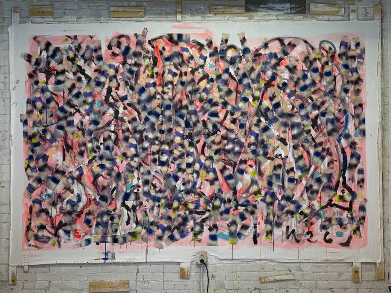 Original Abstract Expressionism Abstract Painting by Joe Kotas