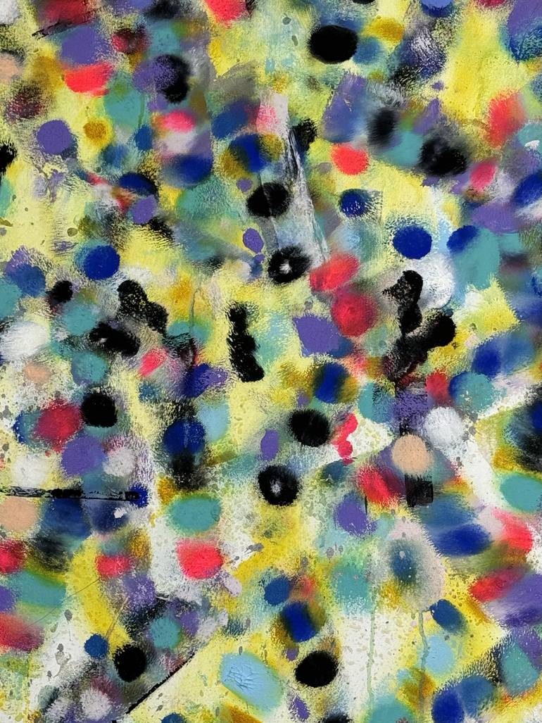 Original Abstract Expressionism Abstract Painting by Joe Kotas
