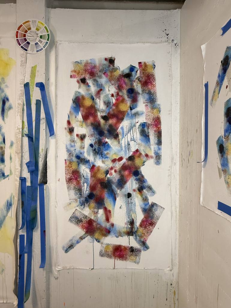 Original Abstract Expressionism Abstract Painting by Joe Kotas