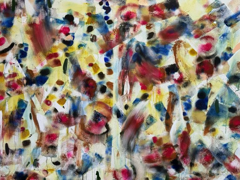 Original Abstract Expressionism Abstract Painting by Joe Kotas