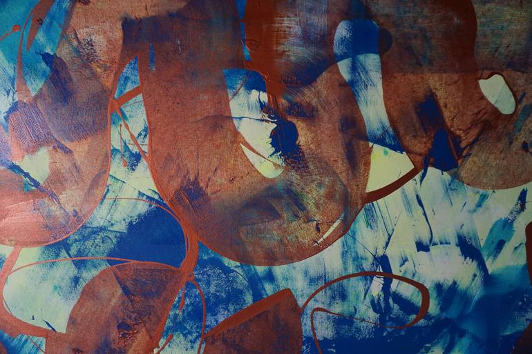 Original Abstract Expressionism Abstract Painting by Joe Kotas