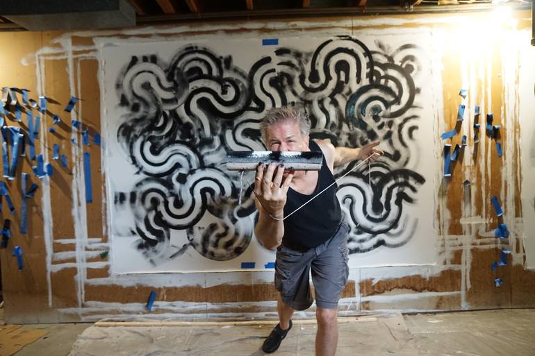 Original Abstract Expressionism Abstract Painting by Joe Kotas