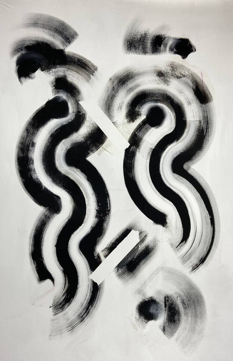 Original Abstract Expressionism Abstract Painting by Joe Kotas
