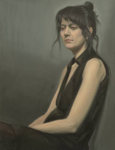 Original Portrait Painting by Fulvia Zambon