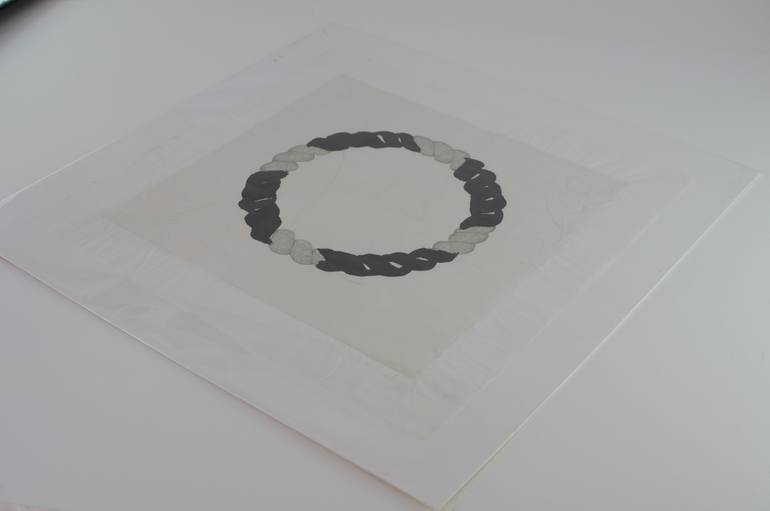 Original Minimalism Abstract Drawing by Rod Mcintosh
