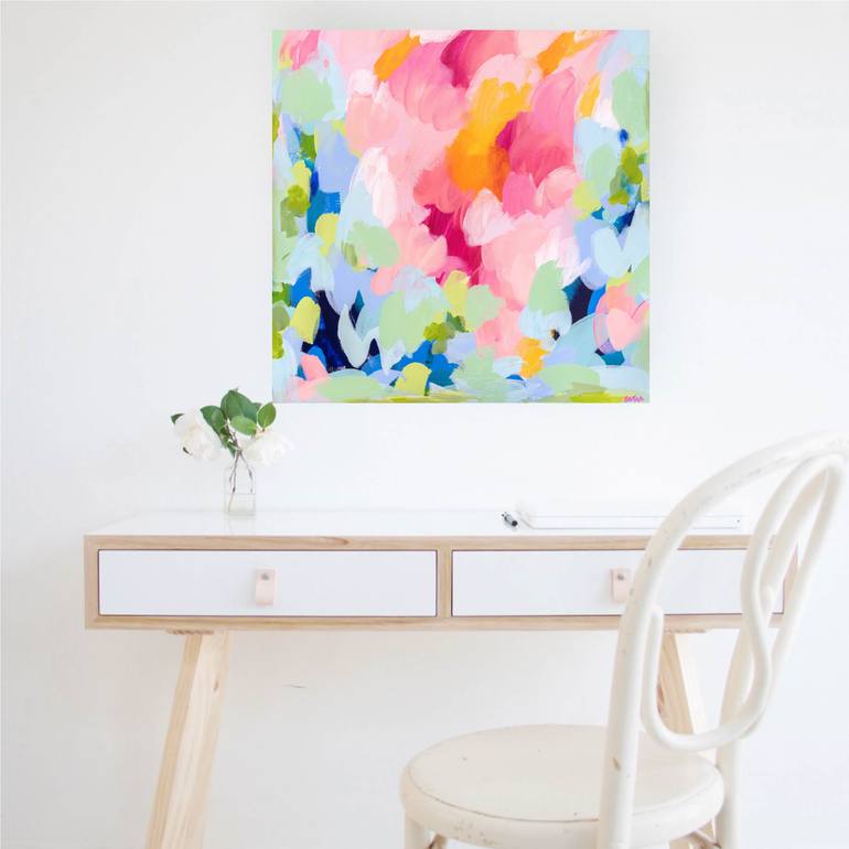 Original Abstract Expressionism Abstract Painting by Maggi Mcdonald