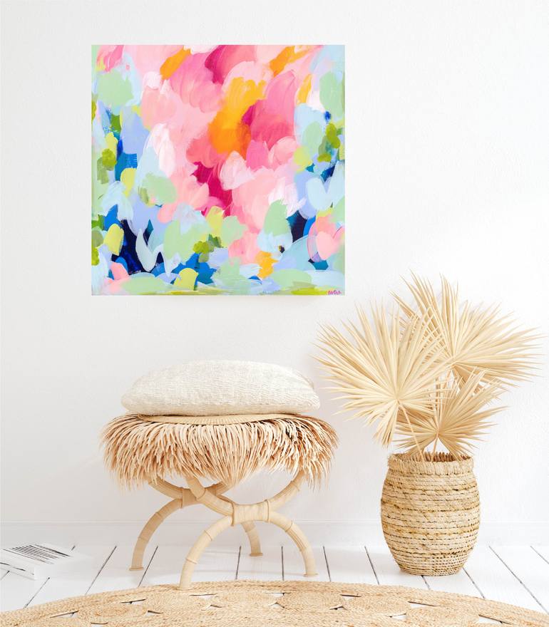 Original Abstract Expressionism Abstract Painting by Maggi Mcdonald