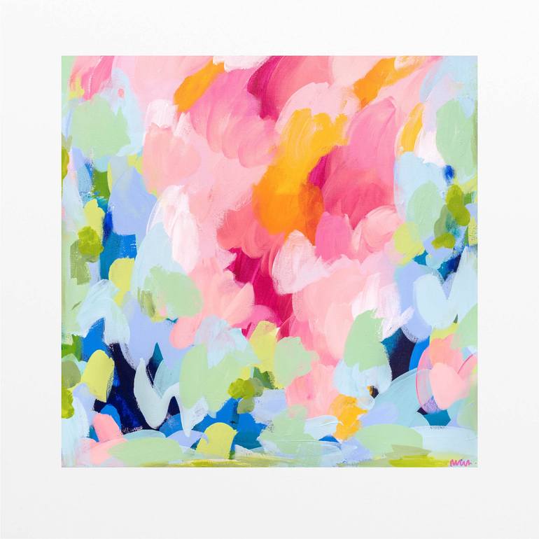 Original Abstract Expressionism Abstract Painting by Maggi Mcdonald