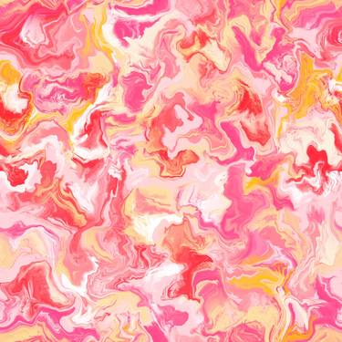 Summer Marbled Liquid Art thumb