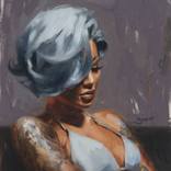 BLUE HAIR by Chris Guest
