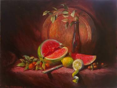 Still-life with the Watermelon thumb