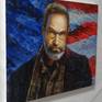 Portrait of Mandy Patinkin as a character from Homeland TV show Saul Berenson. Painted on stretched canvas in acrylics. This portrait won the first place at “I can draw Saul” contest that was in November 2012 on Mandy Patinkin Facebook page.