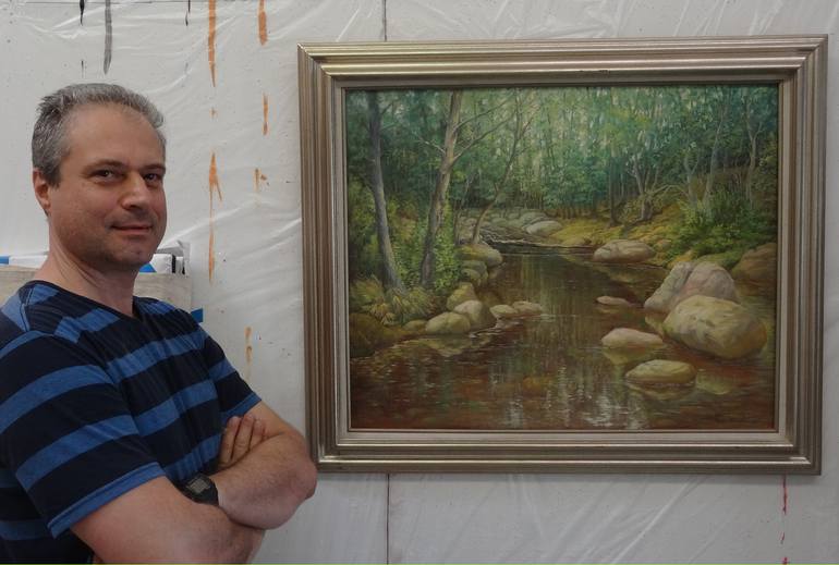Original Other Landscape Painting by Yury Chudnovsky