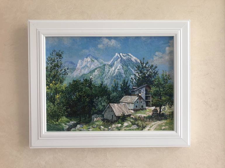 Original Landscape Painting by Yury Chudnovsky