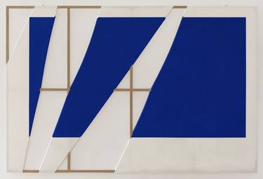Split Canvas No:2 (Yves Klein International Blue) thumb
