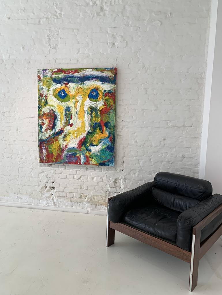 Original Conceptual Abstract Painting by Christian De Wulf