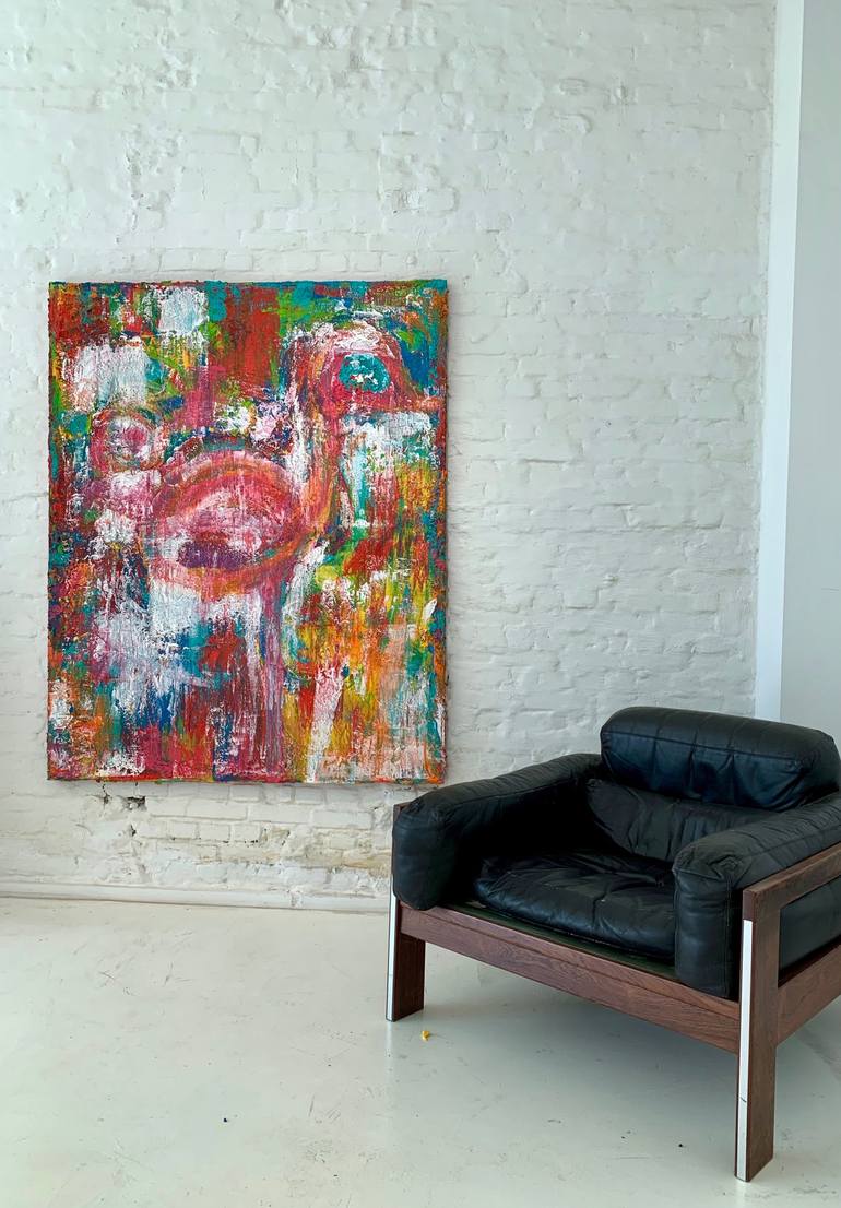 Original Abstract Animal Painting by Christian De Wulf