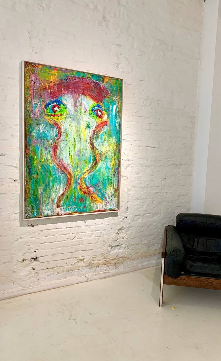 Original Abstract Animal Painting by Christian De Wulf