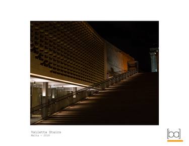 Stairs in Valletta at night - Limited Edition of 1 thumb